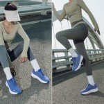 Women's Extra Wide Arch Support Sneakers - Blue
