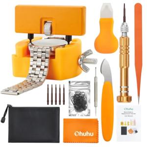 Ohuhu Watch Repair Kit with Case and Tools