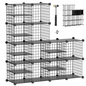 Kiivoena Wire Cube Storage Organizer with 14 Cubes
