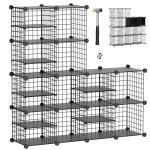 Kiivoena Wire Cube Storage Organizer with 14 Cubes