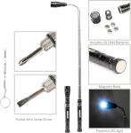 Neiko 20736A Magnetic Tool & Mirror Set