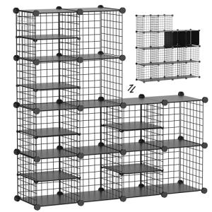 Kiivoena Wire Cube Storage Organizer with 14 Cubes