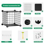 Kiivoena Wire Cube Storage Organizer with 14 Cubes