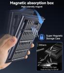 Wesdut Precision Screwdriver Set 37 Pieces, [Military Grade] Small Magnetic Mini Repair Tool Kit, Tiny Torx Screw Driver, for Watch, Laptop, Eyeglass, Camera, Ring Doorbell, Gifts for Men