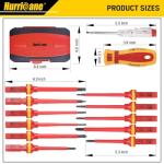 HURRICANE 1000V 13-Piece Insulated Screwdriver Set