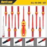 HURRICANE 1000V 13-Piece Insulated Screwdriver Set