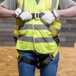 Guardian Fall Protection 00815 BOS-T50 Bucket of Safe-Tie - 5 Gallon Bucket, 50 ft. Vertical Lifeline Assembly, 5 Temper Reusable Anchor, Safety Harness Kit, Yellow