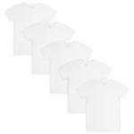 Fruit Of The Loom Boys Eversoft Cotton Undershirts, T Shirts & Tank Tops Underwear, T Shirt - Boys - 5 Pack - White, Medium US