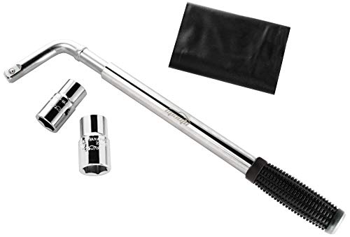 EPAuto Telescoping Lug Wrench with CR-V Sockets