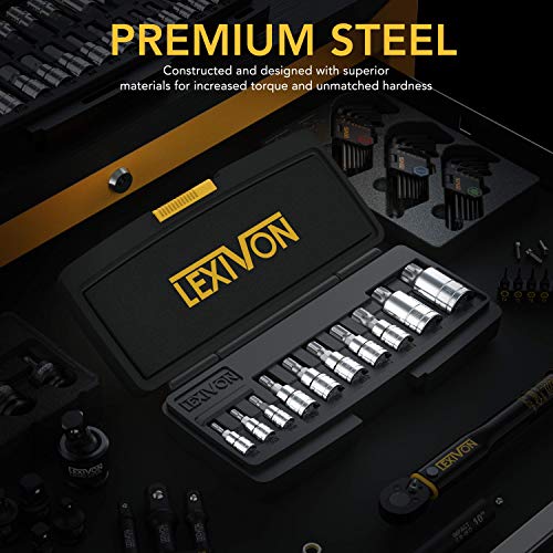 LEXIVON XZN Triple Square Socket Set S2 Alloy