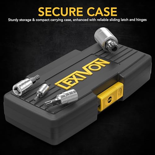 LEXIVON XZN Triple Square Socket Set S2 Alloy