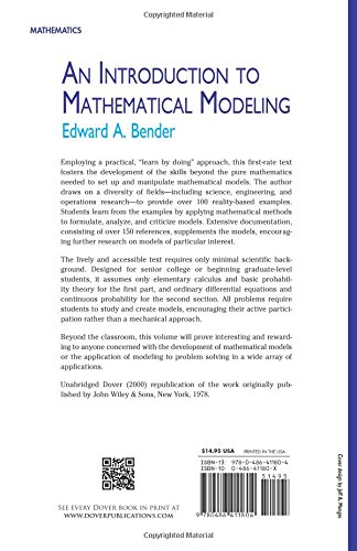 An Introduction to Mathematical Modeling (Dover Books on Computer Science)