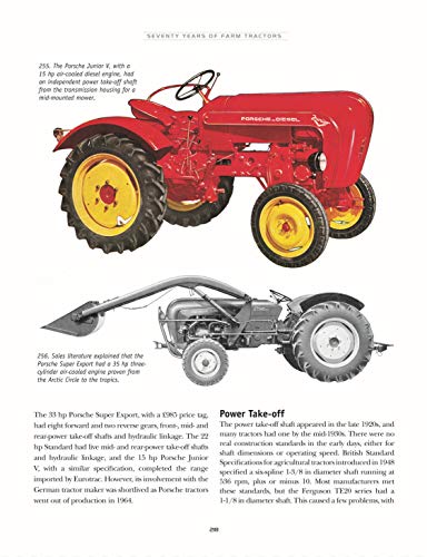 Seventy Years of Farm Tractors (Old Pond Books) Encyclopedia from Allis-Chalmers to Zetor, with 100 Marques; Tractor Evolution from Handle and Pan Seat to 4-Wheel Drive and Computer Management Systems