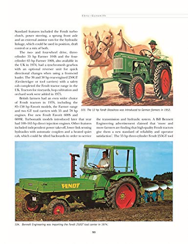 Seventy Years of Farm Tractors (Old Pond Books) Encyclopedia from Allis-Chalmers to Zetor, with 100 Marques; Tractor Evolution from Handle and Pan Seat to 4-Wheel Drive and Computer Management Systems