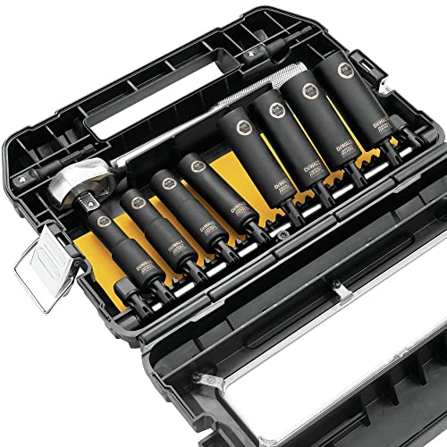 10-Piece DEWALT 1/2-Inch SAE Impact Socket Set