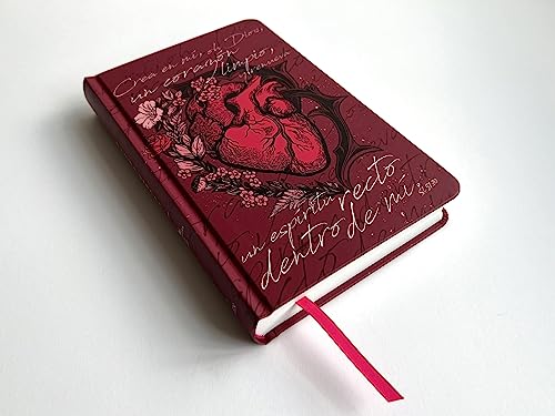 Biblia Reina Valera 1960 letra grande, tapa dura, tamaño manual corazón (rosada) / Spanish Bible RVR 1960. Handy Size, Large Print, Hardcover, Pink