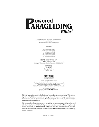 Powered Paragliding Bible 7: The Ultimate Paramotor Manual and Reference