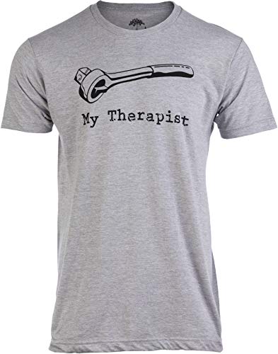 My Therapist Socket Wrench Funny Car Mechanic T-Shirt