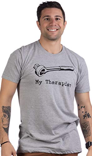 My Therapist Socket Wrench Funny Car Mechanic T-Shirt