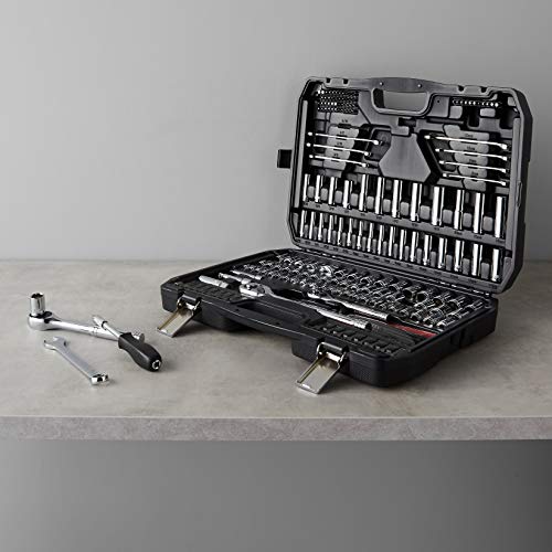201-Piece Mechanic's Tool Socket Set by Amazon Basics
