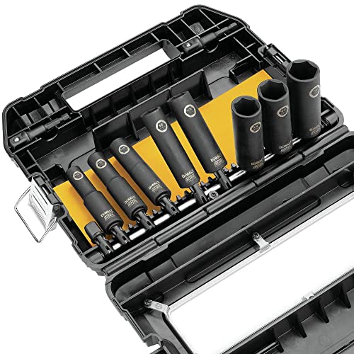 10-Piece DEWALT 1/2-Inch SAE Impact Socket Set