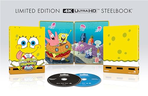 The SpongeBob SquarePants Movie [4K UHD Steelbook+ Blu-Ray + Digital Copy]