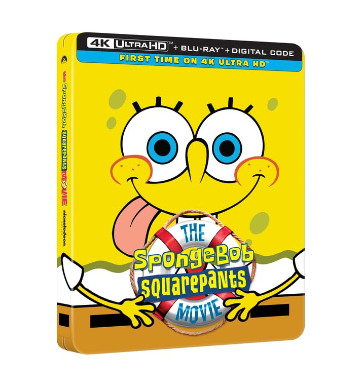 The SpongeBob SquarePants Movie [4K UHD Steelbook+ Blu-Ray + Digital Copy]