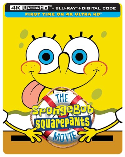 The SpongeBob SquarePants Movie [4K UHD Steelbook+ Blu-Ray + Digital Copy]