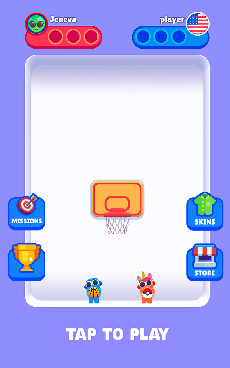 Basket Battle: Crazy Jump