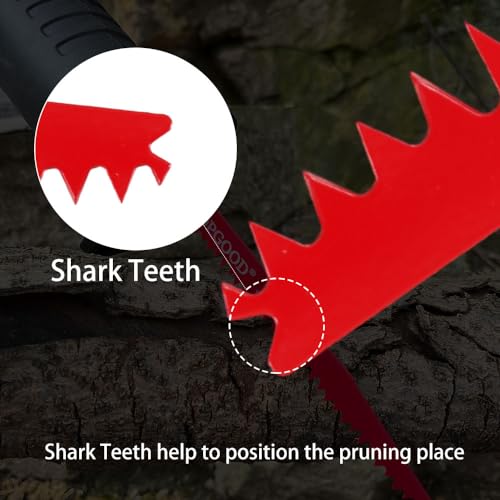 MORETOPGOOD Wood Pruning Reciprocating Saw Blades,6 Inch Saw Blades for Trees Wood Cutting, Wood Saw Blades (5 Pack/5TPI)