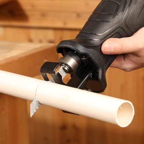 GALAX PRO 120V Reciprocating Saw, 6.0 Amp Variable Speed Corded Reciprocating Saw with1-1/8" Stroke Length, 2800RPM and 6" Max for Wood, Metal, PVC Pipe Cutting