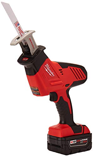 Milwaukee 2625-21 M18 18V Hackzall Cordless One-Handed Reciprocating Saw Kit