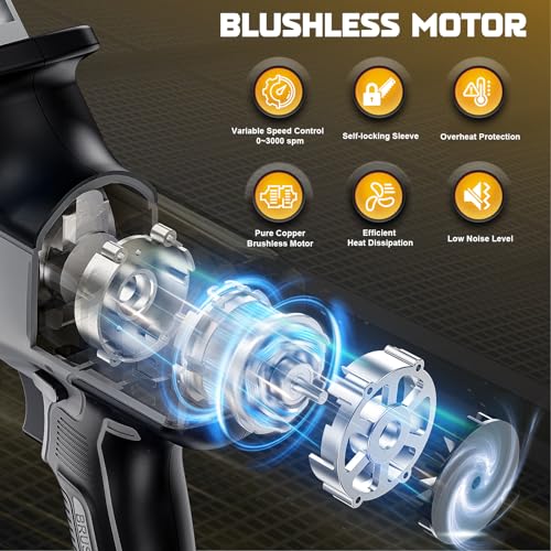 Cordless Reciprocating Saw for DeWalt 20V Max, Brushless Motor Variable Speed, Tool-Free Blade Change, Cerycose Reciprocating saw with LED Light,4 Saw Blades for Metal Wood PVC Cutting, No Battery