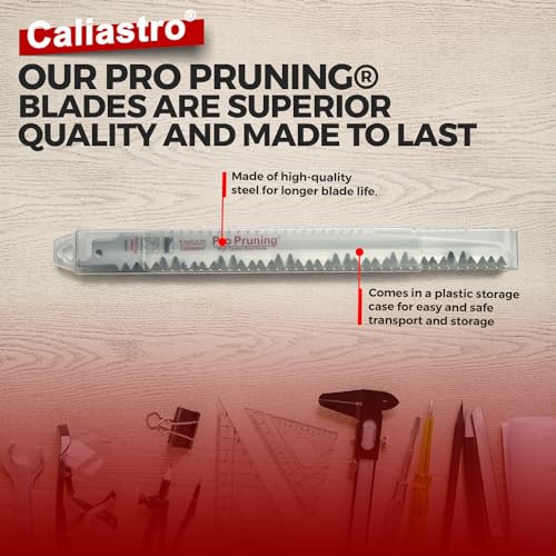 9-Inch Wood Pruning Saw Blades for Reciprocating/Sawzall Saws - 5 Pack - Caliastro
