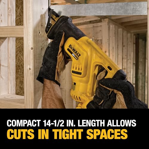 DEWALT 20V MAX* Cordless Reciprocating Saw Kit, 5 Amp-Hour Battery (DCS387P1)