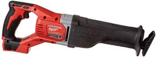 Milwaukee 2621-20 M18 18V Lithium Ion Cordless Sawzall 3,000RPM Reciprocating Saw with Quik Lok Blade Clamp and All Metal Gearbox (Bare Tool)