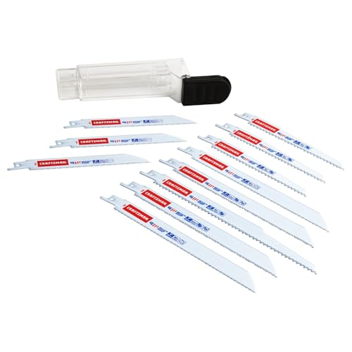 CRAFTSMAN Reciprocating Saw Blades, 11Piece Kit with Case (2058838)