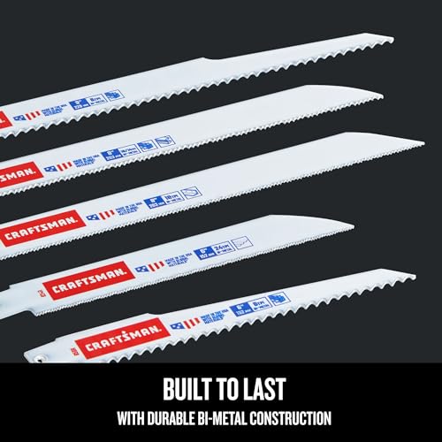 CRAFTSMAN Reciprocating Saw Blades, 11Piece Kit with Case (2058838)