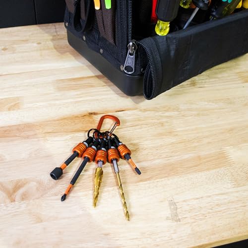 Keychain 5pc Railer Bit Holder Set - 1/4" Hex Shank
