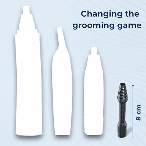 Silkslide TWIZZER, Nose Hair and Ear Hair Trimmer for Men and Women, Twist and Trim Nasal Hair Removal, German Blades, Patented Design, No Electricty or Batteries