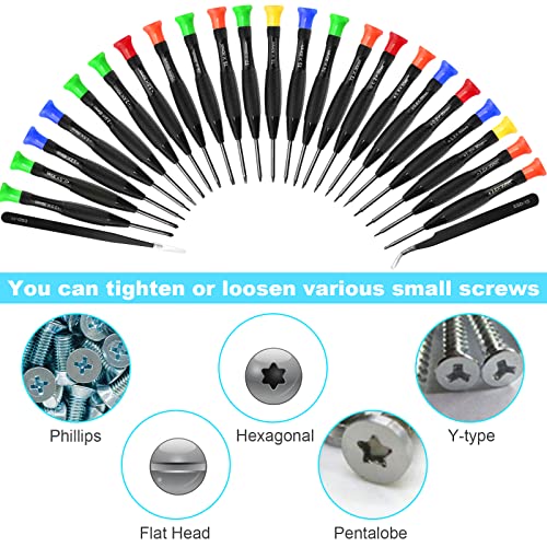 25-Piece Precision Screwdriver Set with Magnetic Tips