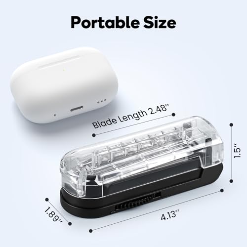 Renmingfed Pill Cutter for Multiple Pills at a Time, Pill Cutter Splitter for Small and Tiny Pills, Pill Cutter for Small or Large Pills, Pill Splitter with Hidden Sharp Stainless Steel Blade