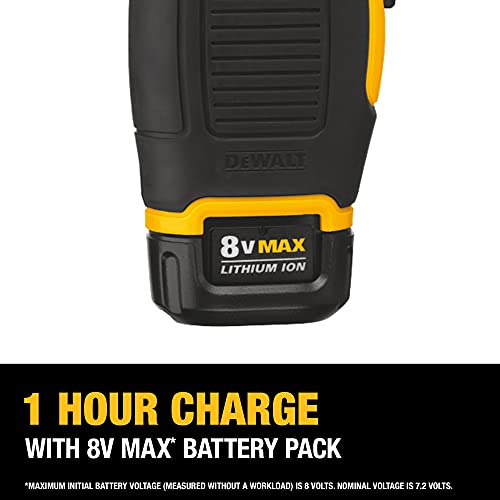 DEWALT 8V MAX Cordless Screwdriver with Gyroscopic Technology