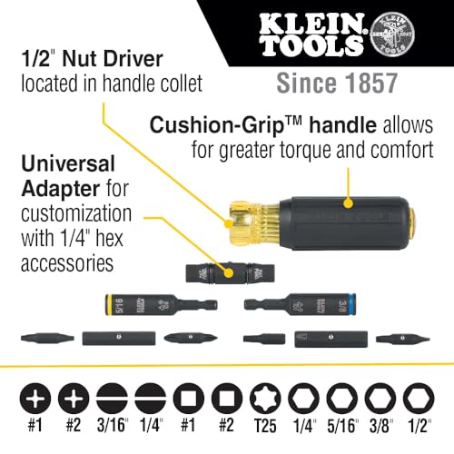 Klein Tools 32500HD KNECT Multi-Bit 11-in-1 Screwdriver