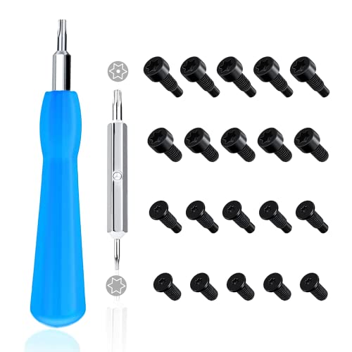 Blue Screwdriver T6 T15 + 20Pcs Doorbell Screws Kit