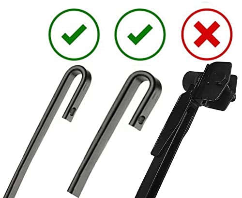 Renew 32 Inch Wiper Blade Pair for RV or Motorhomes with standard 9mm or large 12mm J Hook. Comes with 2 extra Rubber Refills RW32HKF-2R