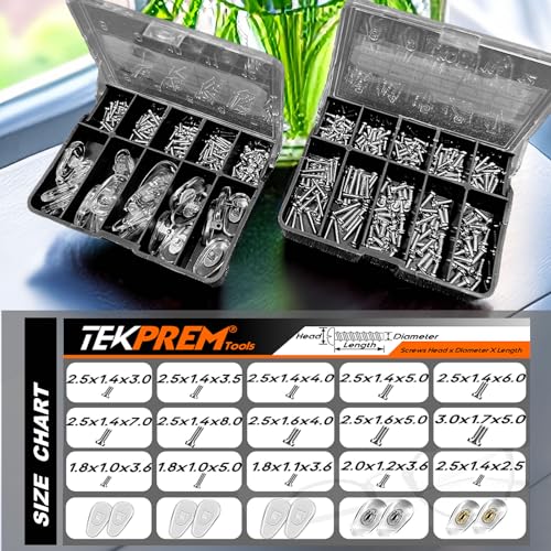 TEKPREM Eyeglass Repair Tool Kit with Magnetic Screwdriver