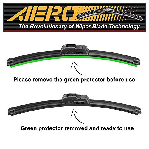 AERO Voyager 12" OEM Quality Premium All-Season Beam J-Hook Windshield Wiper Blade (Fits J or U Hook Wiper Arms ONLY)