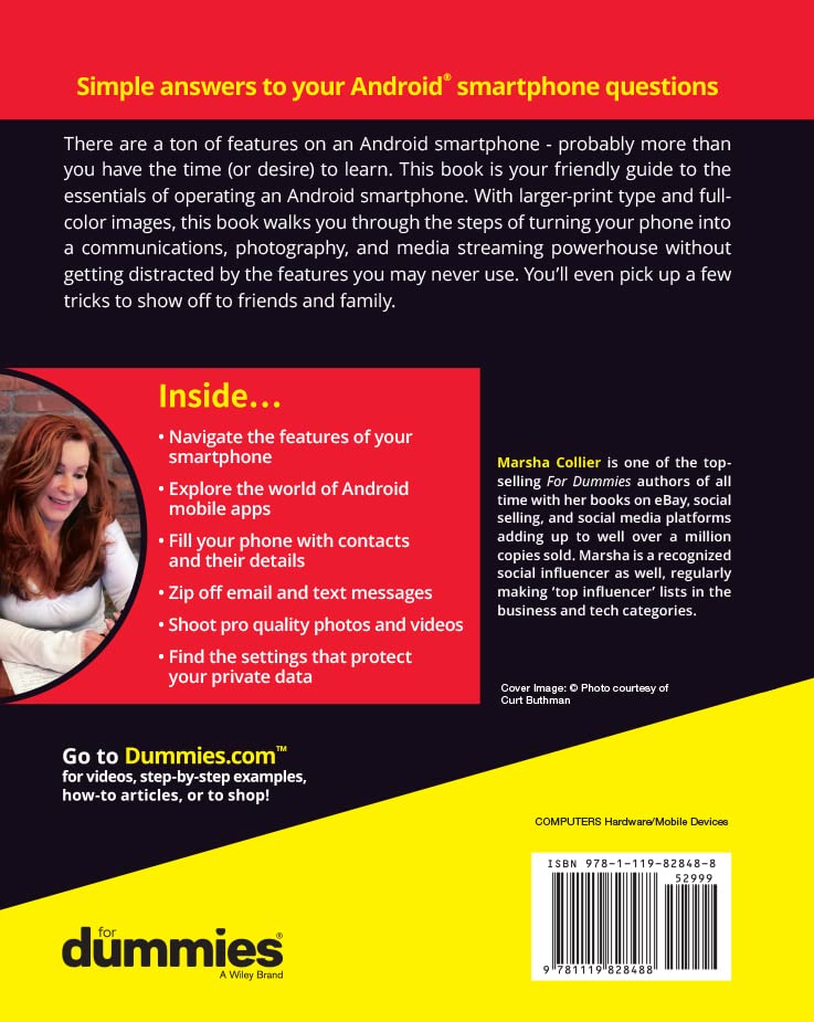 Android Smartphones For Seniors For Dummies (For Dummies (Computer/Tech))