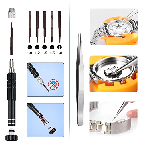 Watch Repair Tool Kit - Battery Replacement, Band, Case